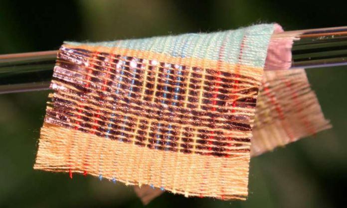 New Fabric Uses Sun And Wind To Power Devices