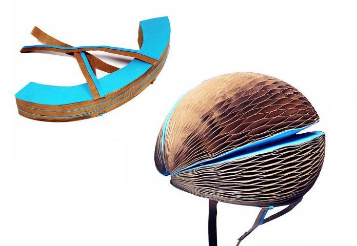 Foldable Bike Helmet Offers Recyclable Protection