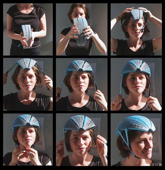 Foldable Bike Helmet Offers Recyclable Protection