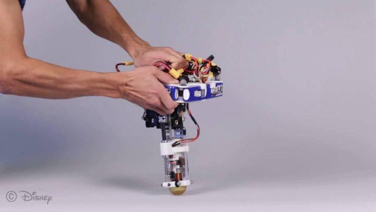 Disney Researchers Build First Tetherless Hopping Robot