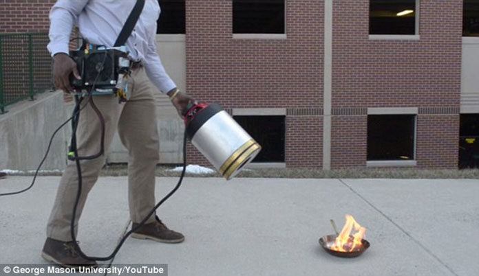 A Sonic Fire Extinguisher Extinguish Fire by Sound Waves