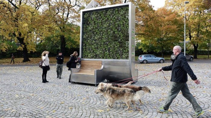 Mobile CityTree Installations Use Moss to Clean Air in Urban Areas