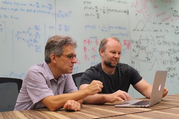 Dr Miklos Santha (left) and Assoc Prof Troy Lee (right), Principal Investigators at the Centre for Quantum Technologies at the National University of Singapore, and collaborators are providing advice on the quantum security of cryptocurrencies.