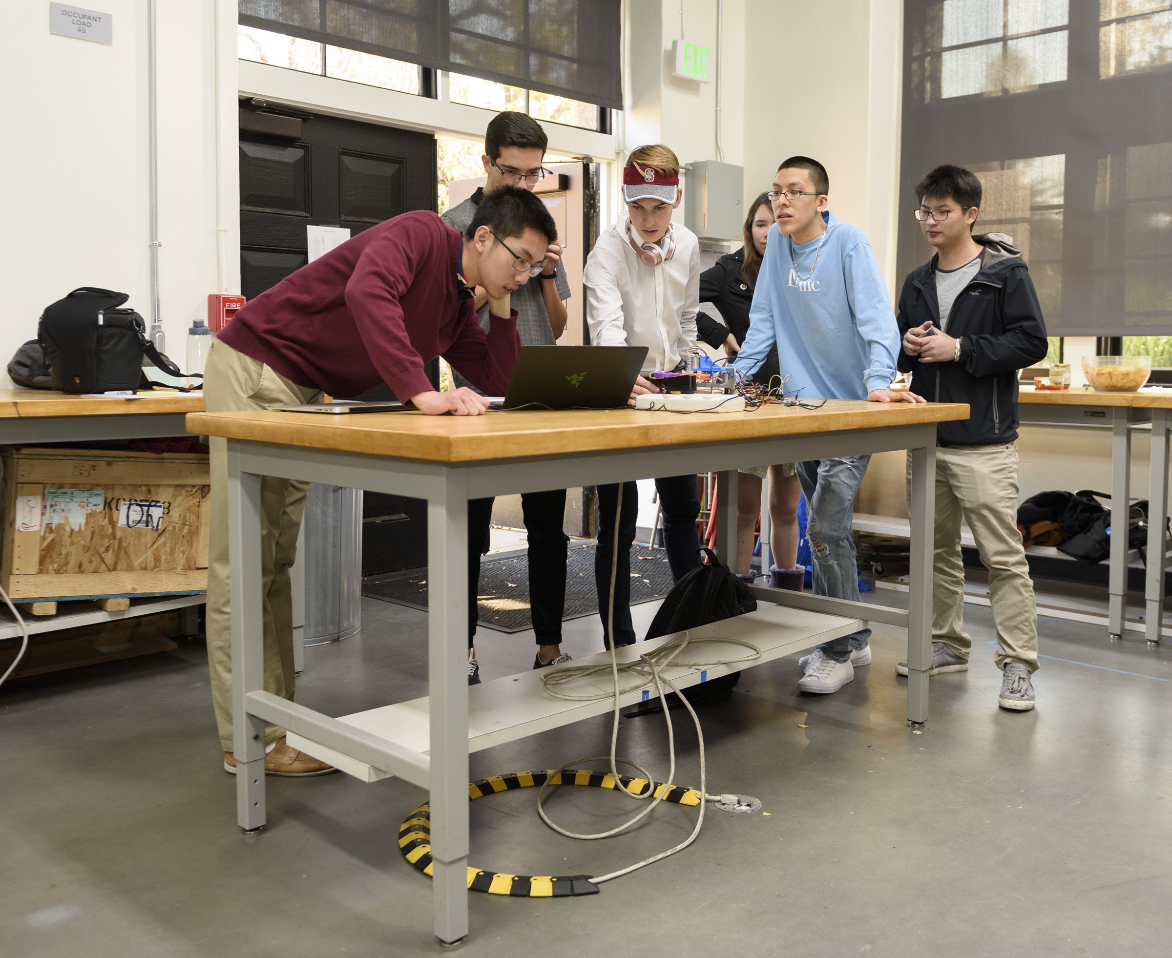 Students Learn to Enhance Computers and Robots with Touch-Based Devices