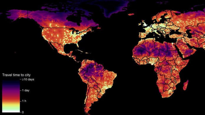 Scientists created new global map to assess inequality in accessibility