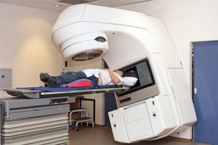 A patient receives radiation therapy. A new study shows higher doses of radiation do not improve survival for many patients with prostate cancer. (Photo: Getty Images)
