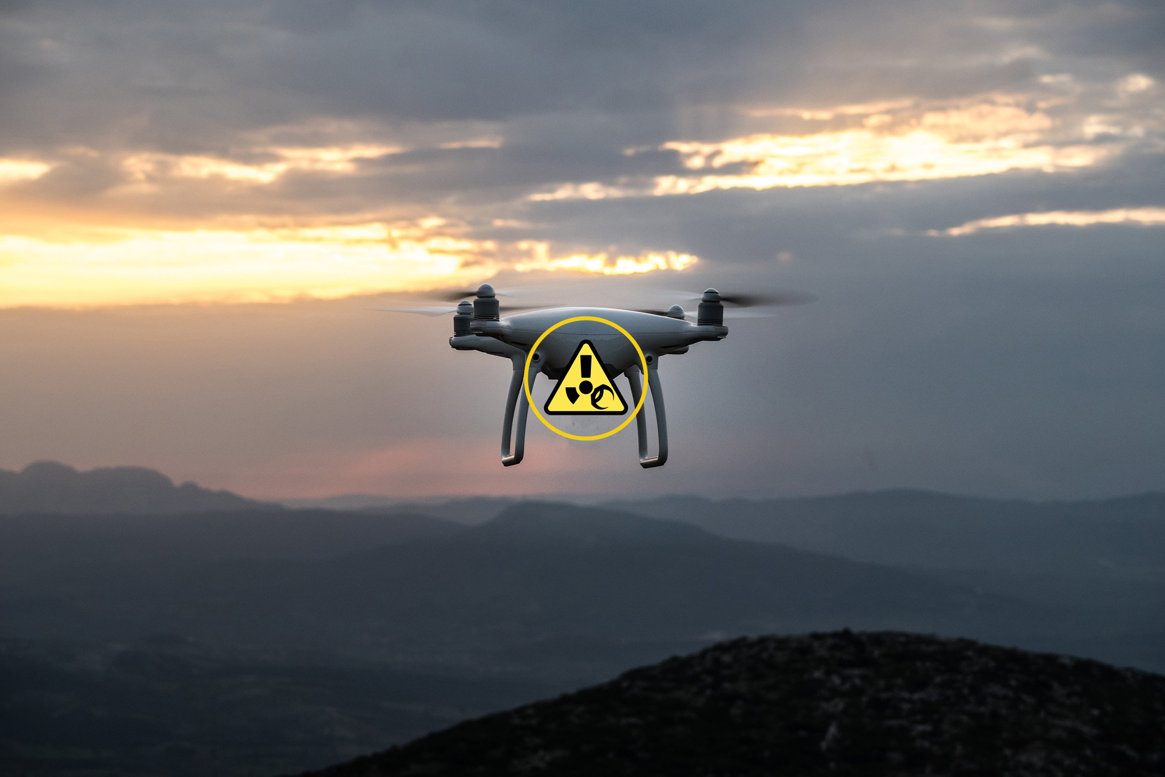 Drones can be a security risk.