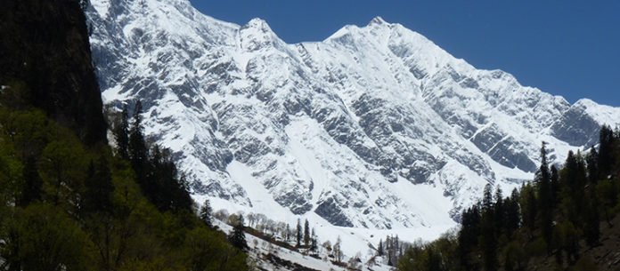 General view of the snow avalanche slopes at Dhundi, Himachal Pradesh, India. (Juan Antonio Ballesteros-Cánovas / UNIGE)
