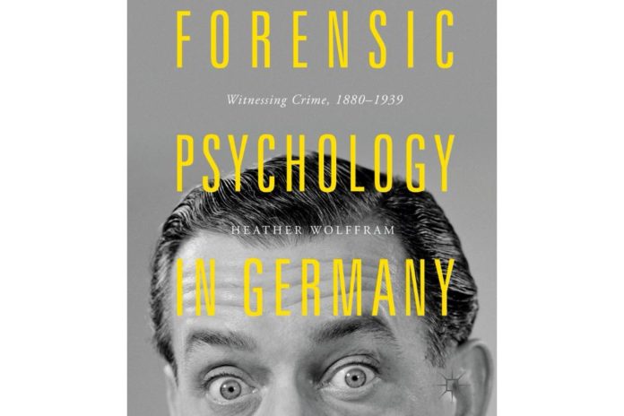 UC Senior Lecturer in Modern European History Dr Heather Wolffram’s new book – Forensic Psychology in Germany, 1880-1939: Witnessing Crime – examines the emergence and early development of forensic psychology in Germany from the late nineteenth century until the outbreak of the Second World War.