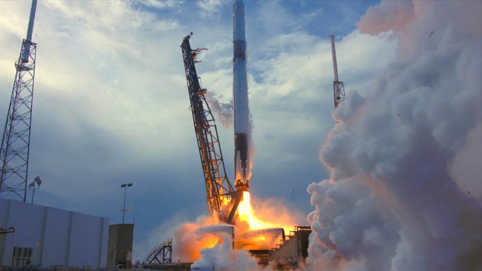 A SpaceX Dragon launched at 4:30 p.m. EDT from Space Launch Complex 40 at Cape Canaveral Air Force Station in Florida delivering more than 5,800 pounds of equipment and research to the International Space Station. Credits: NASA