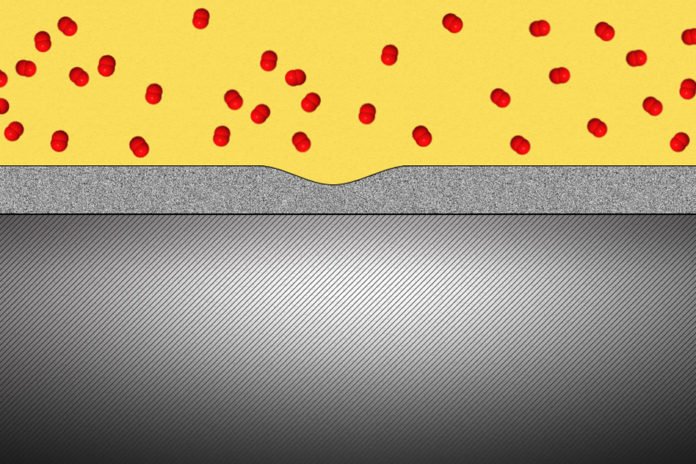 Researchers have found that a solid oxide protective coating for metals can, when applied in sufficiently thin layers, deform as if it were a liquid, filling any cracks and gaps as they form. Image: Christine Daniloff/MIT