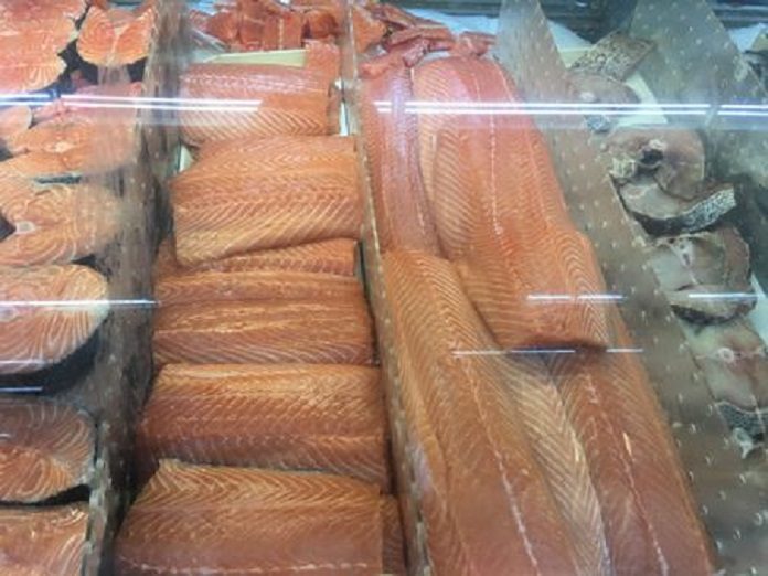 Salmon filets