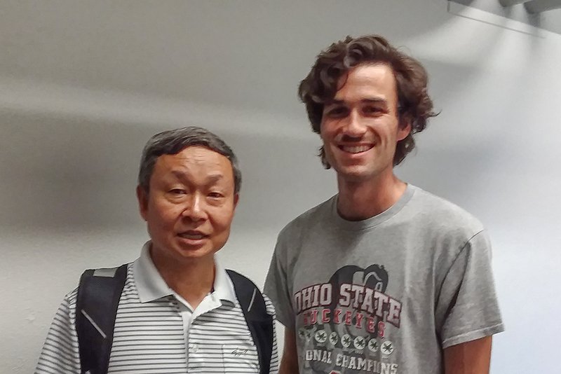 Professor Xubin Zeng and doctoral student Josh Welty