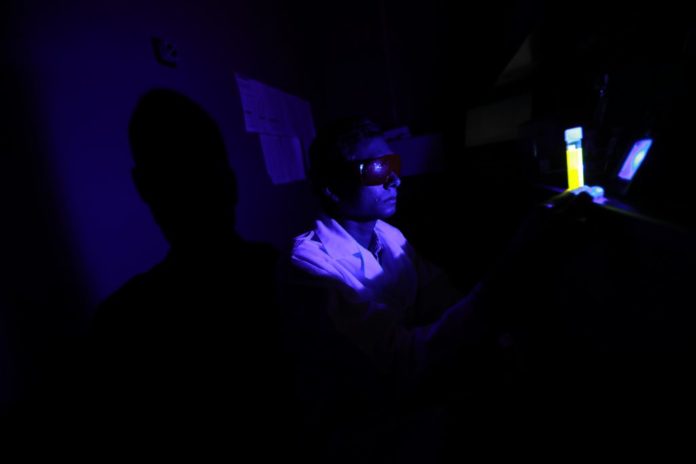 Dr. Ajith Karunarathne examined toxic oxygen generation by retinal during blue light exposure.