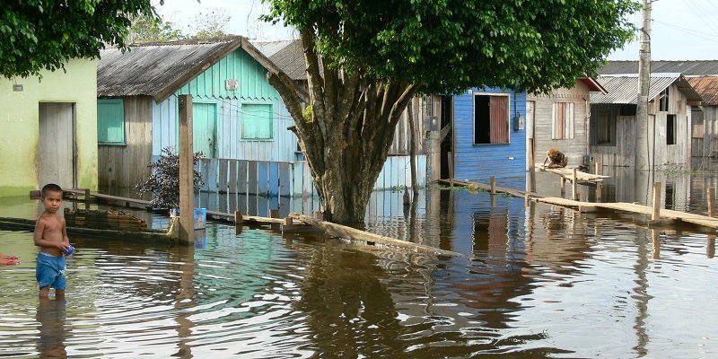 Flooded area in the centre of Manaus, 2009. Credit: Jochen Schöngart
