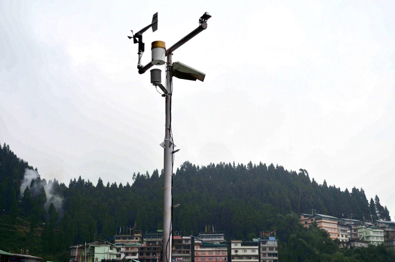 Sensors at Chandmari Village in Sikkim’s Gangtok District