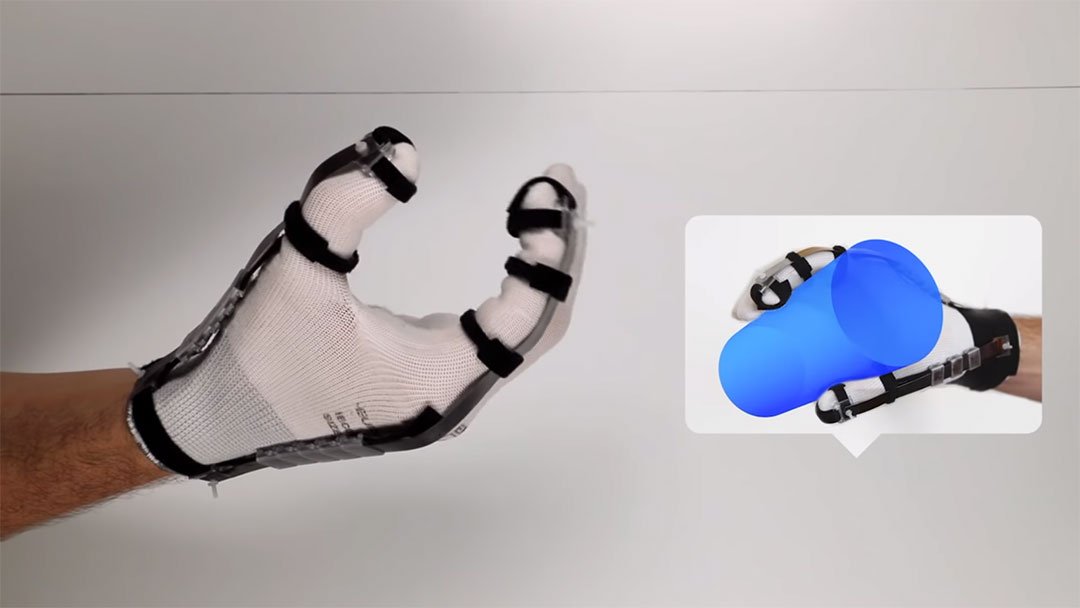 Ultra-light glove lets users “touch” virtual objects
