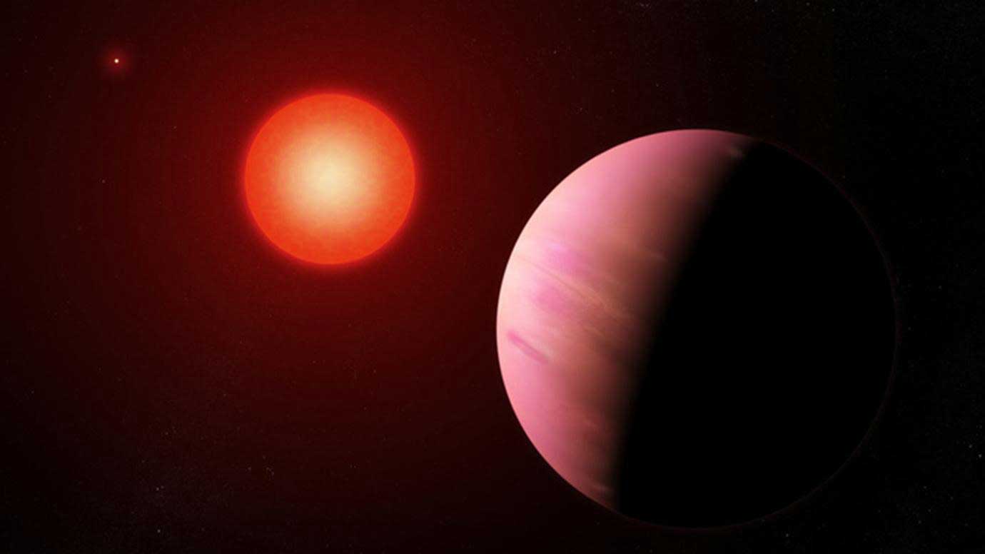A newly discovered exoplanet is located within the “habitable zone,” where liquid water may exist on the planet’s surface. Courtesy of NASA’s Goddard Space Flight Center/Francis Reddy