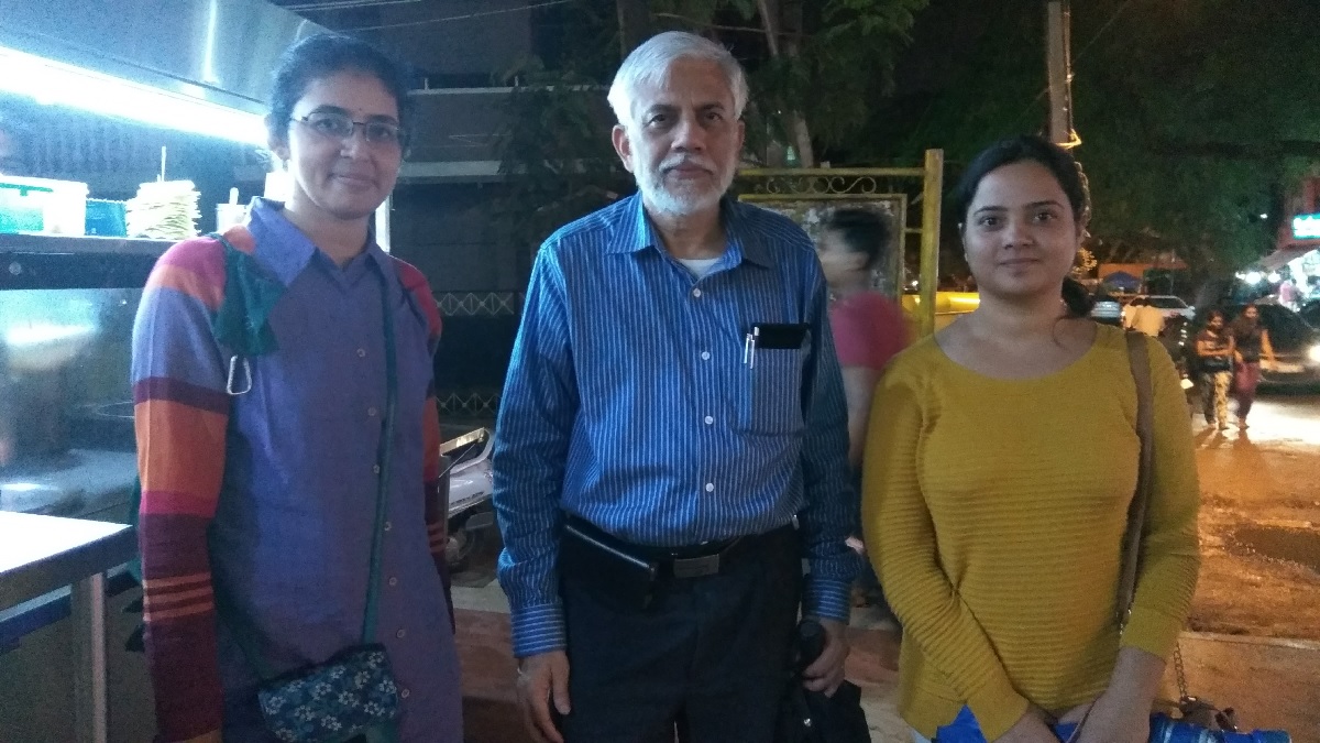 Dr. Sarita Vig, Prof. Swarna Ghosh and Rashi Jain (Left to Right )