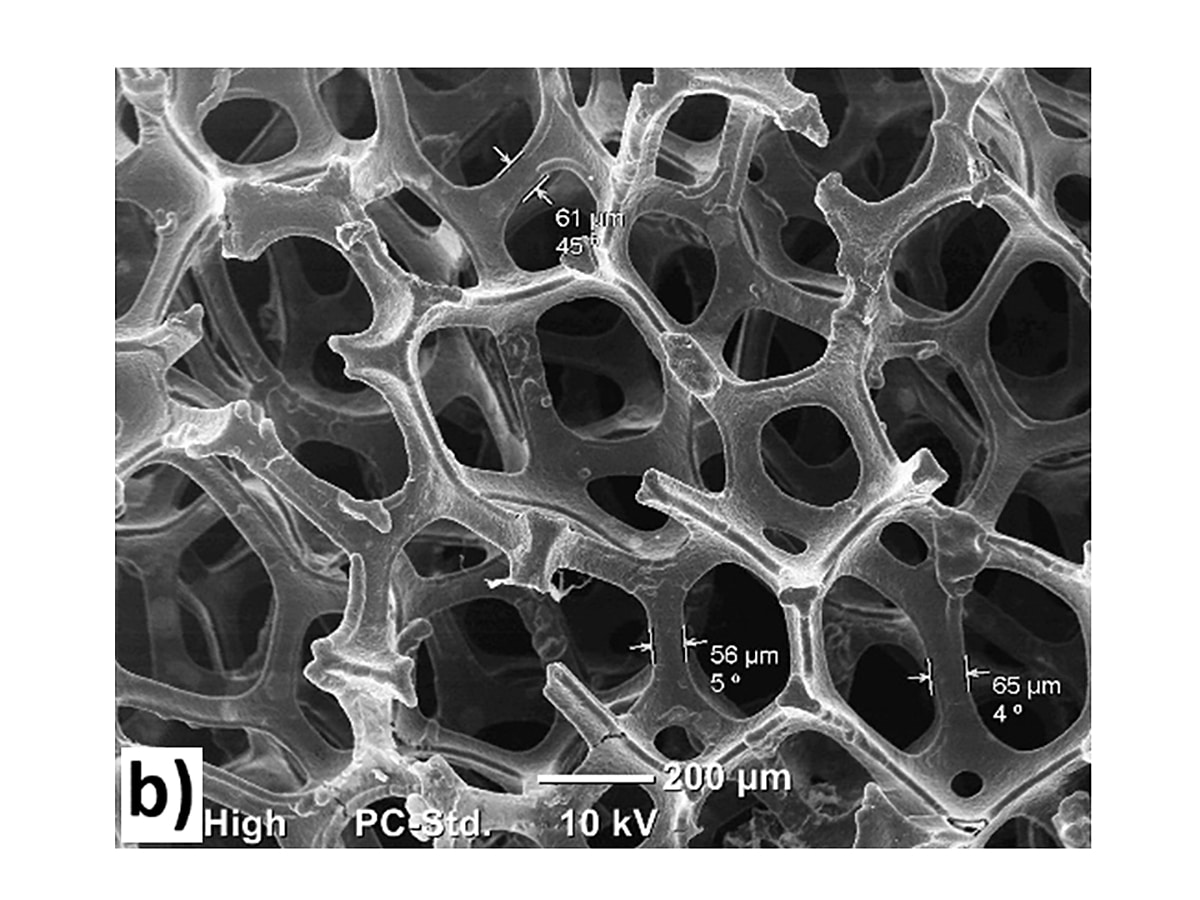 A new propellant formulation method to use porous graphene foams to power spacecraft is being developed at Purdue University. (Image provided)