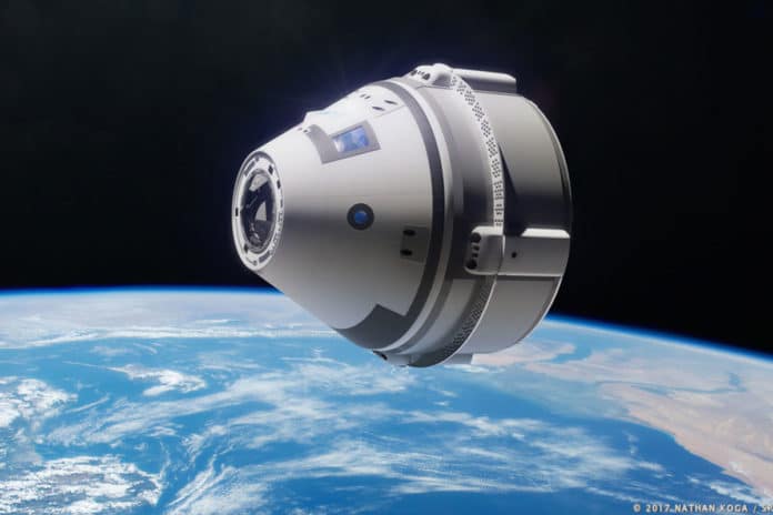 Artist's concept of the CST-100 Starliner/ Image: Boeing