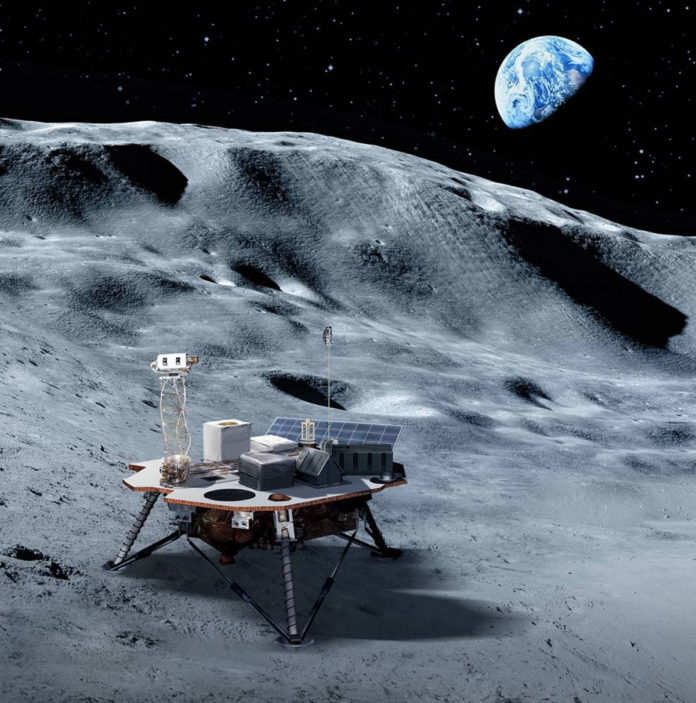 Commercial landers will carry NASA-provided science and technology payloads to the lunar surface, paving the way for NASA astronauts to land on the Moon by 2024. Credits: NASA