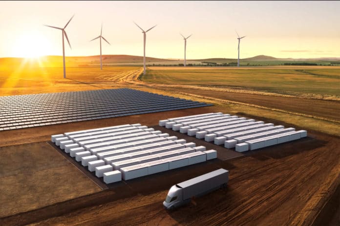 Megapack: Tesla's new massive energy storage system. Image Credit: Tesla