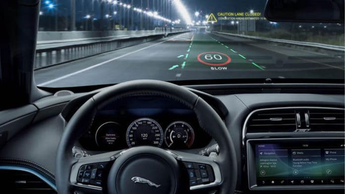 Cambridge researchers and Jaguar Land Rover develop immersive 3D head-up display for in-car use. Image Credit: University of Cambridge