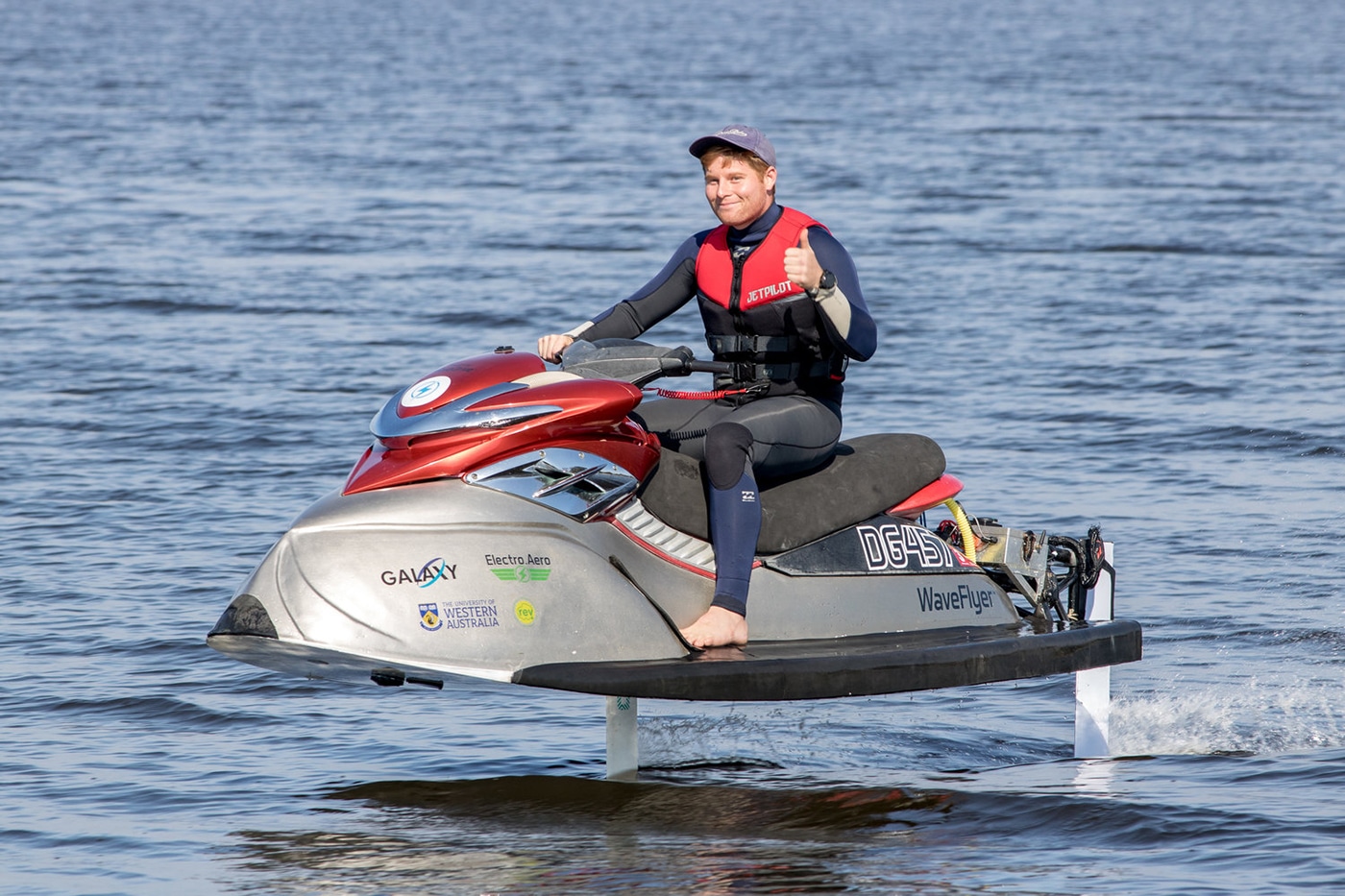 WaveFlyer: World's first electric hydrofoil jet ski
