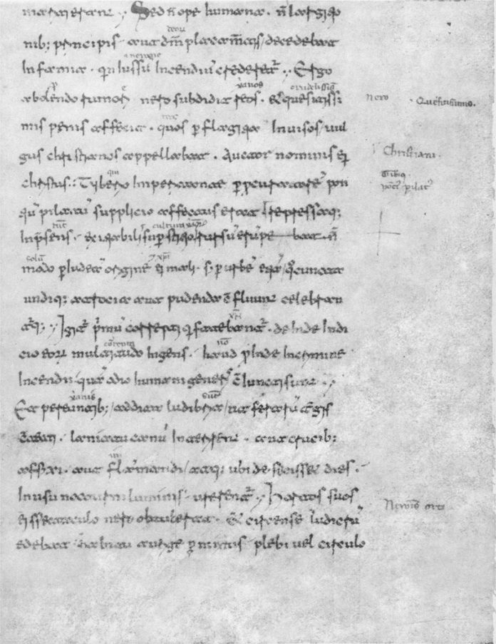 A copy of the second Medicean manuscript of Annals