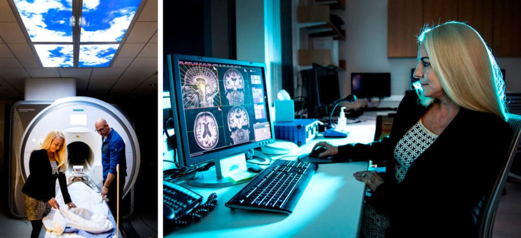 A study led by Northeastern University psychologist Susan Whitfield-Gabrieli, above, and UC Berkeley neuroscientist Silvia Bunge shows that brain scans in young children can predict future mental health and attention issues. (Photo by Ruby Wallau/Northeastern University)