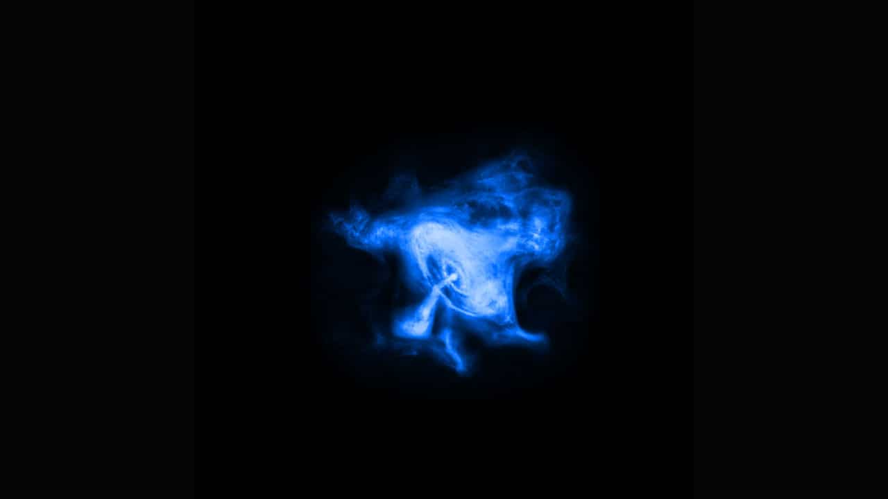 X-Ray View of Crab Nebula, taken by the Chandra X-Ray Observatory.