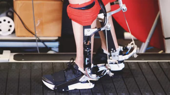 Engineers are studying devices that people could strap to their legs to make running easier.