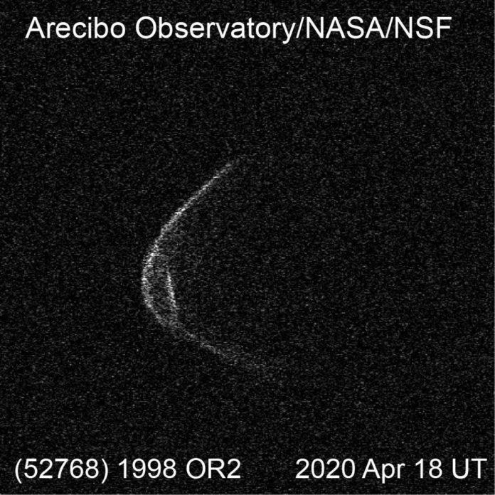 Asteroid 52768 (1998 OR2)