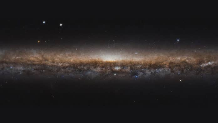 Hubble captured Knife Edge Galaxy
