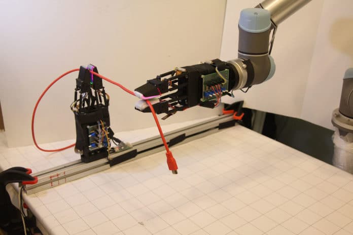 Letting robots manipulate cables.