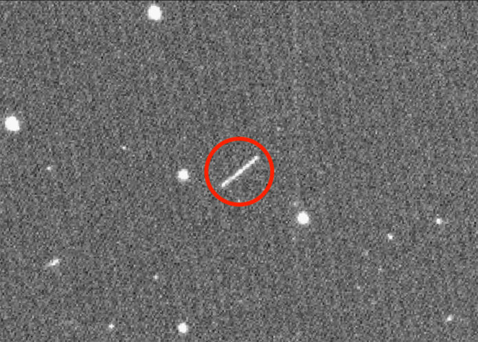 first image of Asteroid 2020 QG
