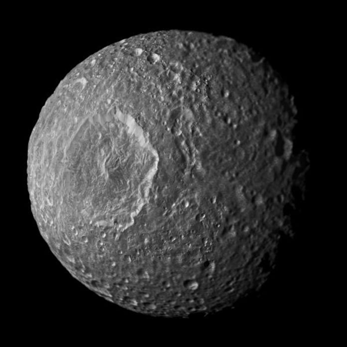 Saturn moon Mimas