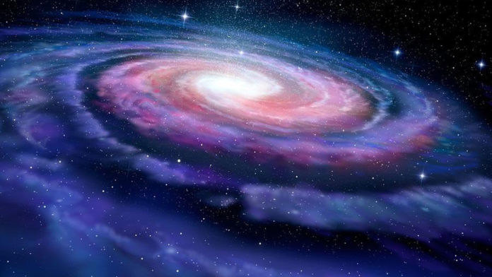 Milky Way spiral galaxy