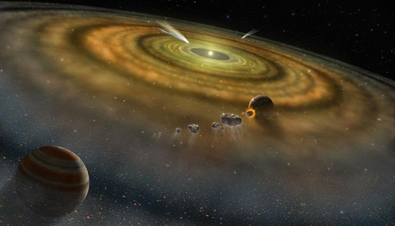 Our solar system formed in less than 200,000 years