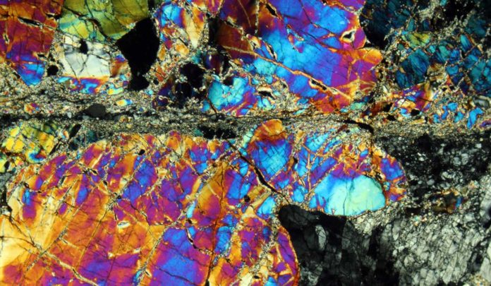 Mylonite is a fine-grained, compact metamorphic rock
