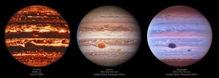 Three Views of Jupiter