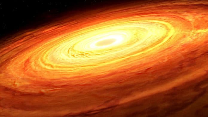 an accretion disk