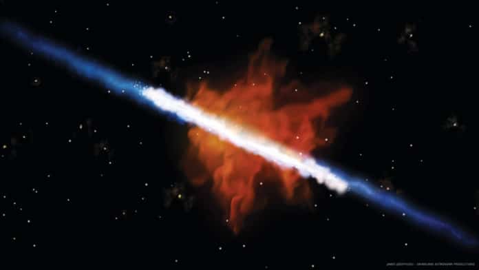Galaxies pump out contaminated exhausts
