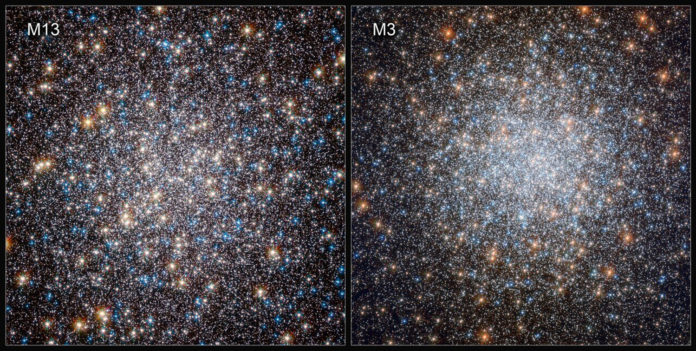 Hubble’s Views of M13 (2010) and M3 (2019)