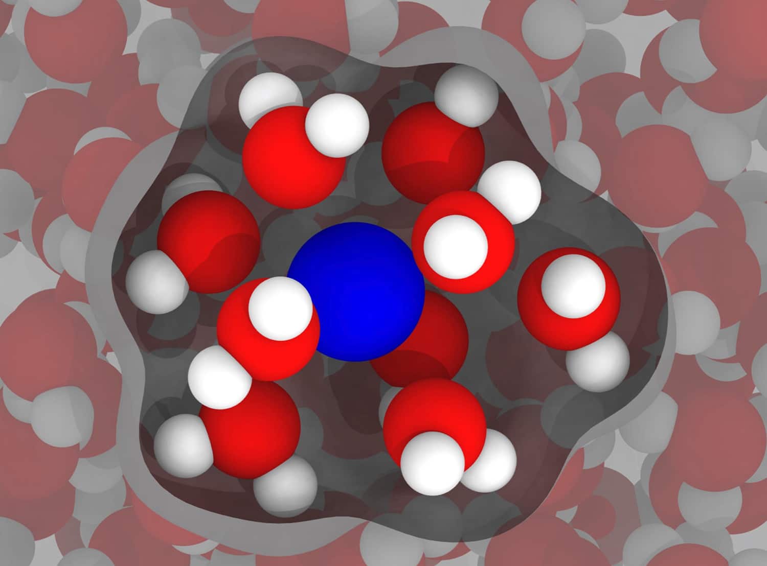 Image shows a gadolinium ion
