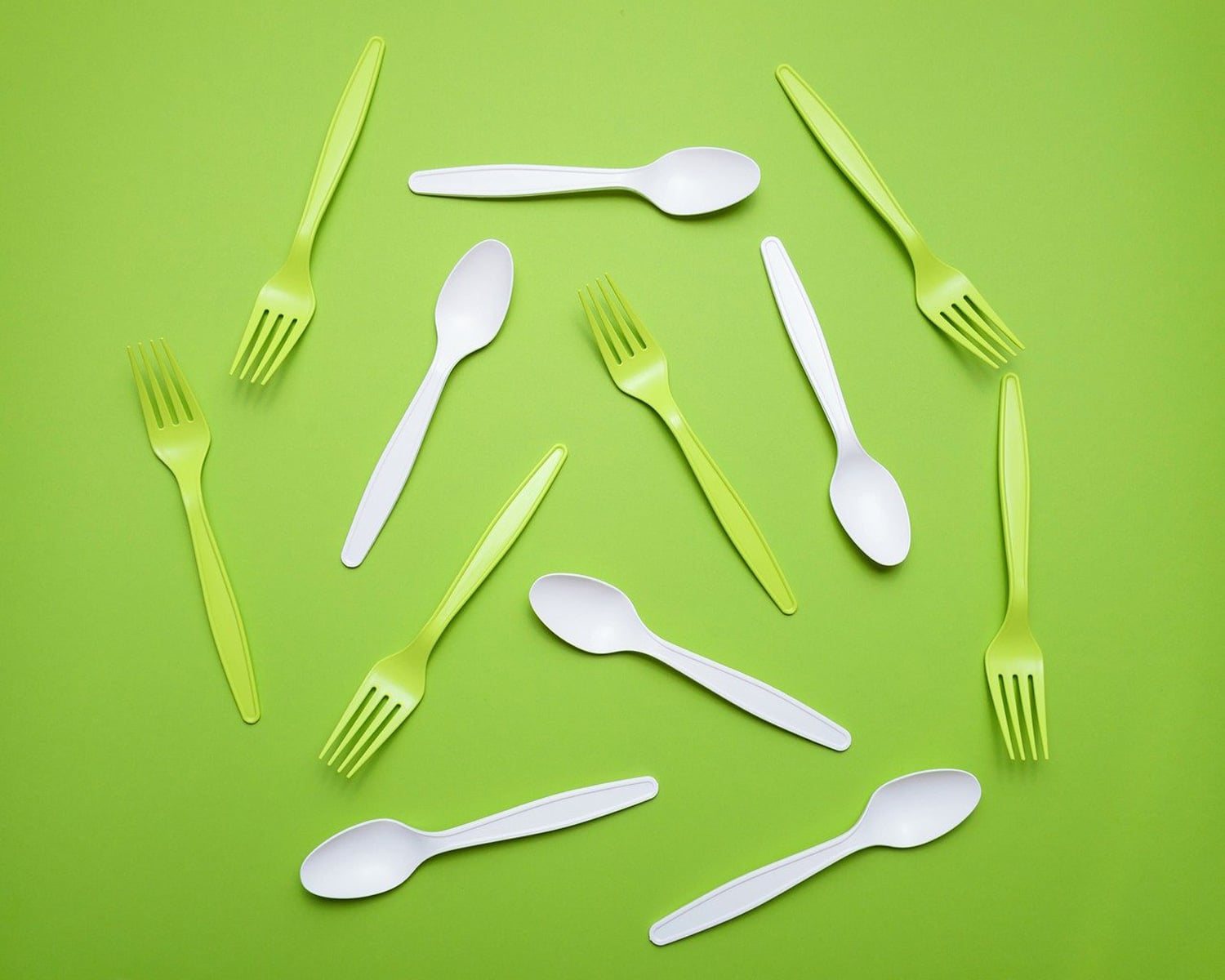 Image showing plastic cutlery