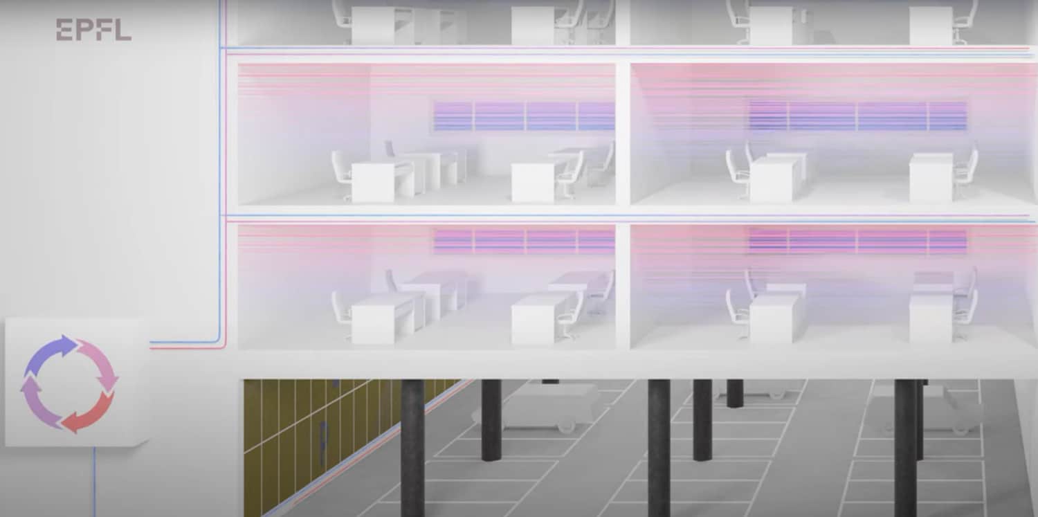 New technology uses heat from underground parking lots to warm apartments