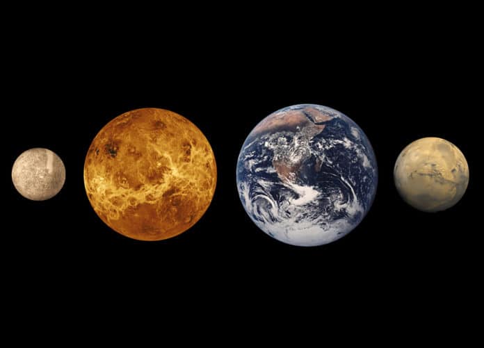 four terrestrial planets