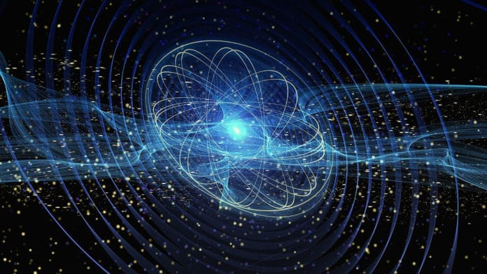 Image illustrating quantum physics